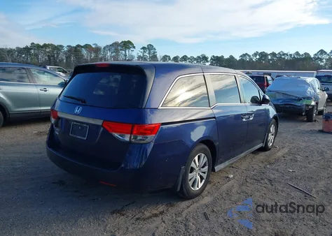 2015 Honda Odyssey Ex-L from USA, damaged, VIN 5FNRL5H68FB121423
